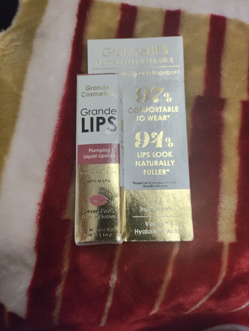 GrandeLIPS Plumping Liquid Lipstick - Desert Peak Rose De Sables